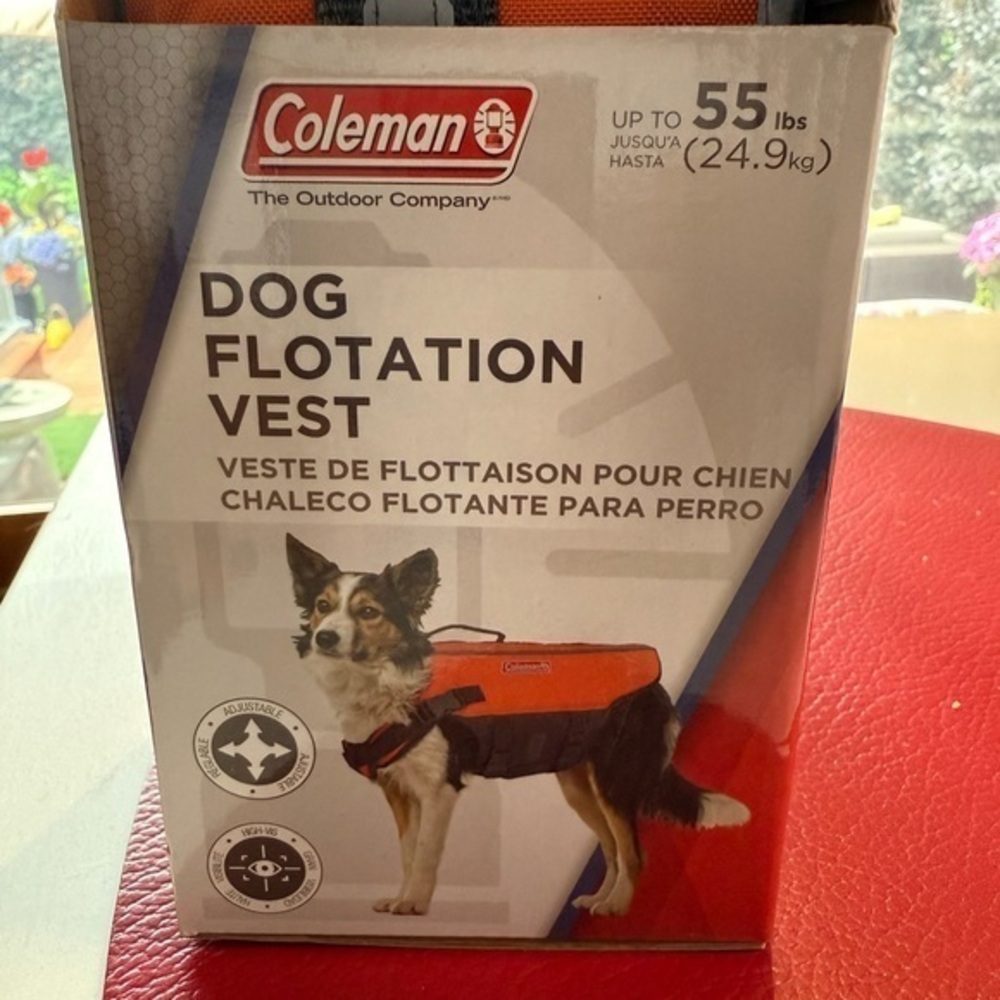 Coleman Orange Dog Floyation Life Vest